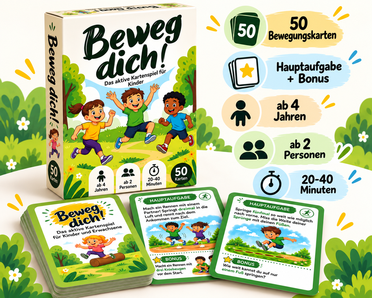 Beweg dich! – Das Bewegungsspiel für Kinder