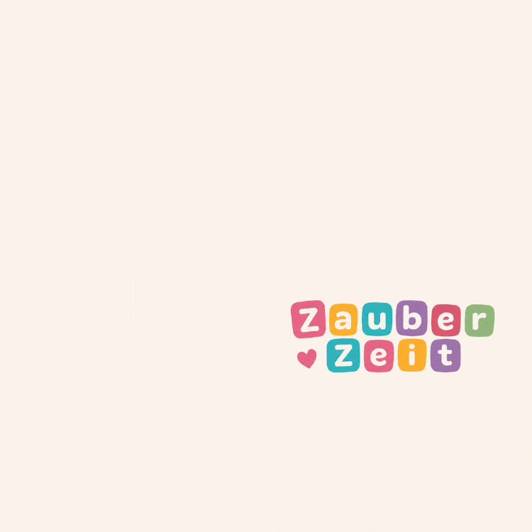 ZauberZeit Logo für liebevolle Kinderbetreuung und Kinderanimation auf Hochzeiten und besonderen Events
