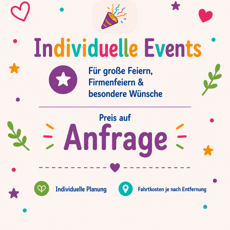 Individuelle Kinderbetreuung für Hochzeiten, Firmenfeiern und besondere Events mit flexibler Planung durch ZauberZeit
